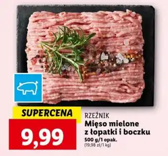 Lidl RZEŹNIK Mięso mielone z łopatki i boczku 500 g oferta