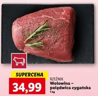 Lidl RZEŹNIK Wołowina - polędwica cygańska 1 kg oferta
