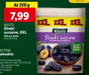 Lidl ALESTO Śliwki suszone, XXL 250 g oferta