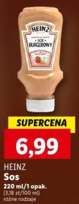 Lidl HEINZ Sos 220 ml oferta