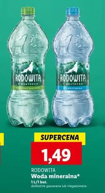 Lidl RODOWITA Woda mineralna 1 l oferta
