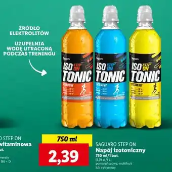 Lidl SAGUARO STEP ON Napój izotoniczny 750 ml oferta