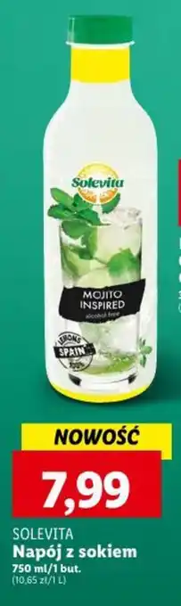 Lidl SOLEVITA Napój z sokiem 750 ml oferta