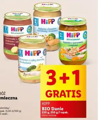 Lidl HIPP BIO Danie 220-250 g oferta