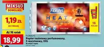 Lidl FLORALYS Papier toaletowy perfumowany, 3-warstwowy, XXL 16 rolek oferta