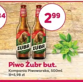 Społem Żubr Piwo jasne 500 ml oferta