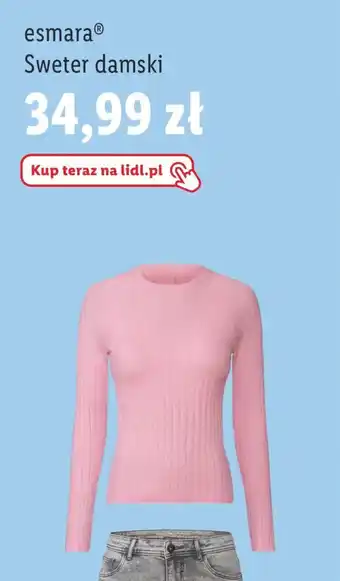 Lidl esmara Sweter damski oferta