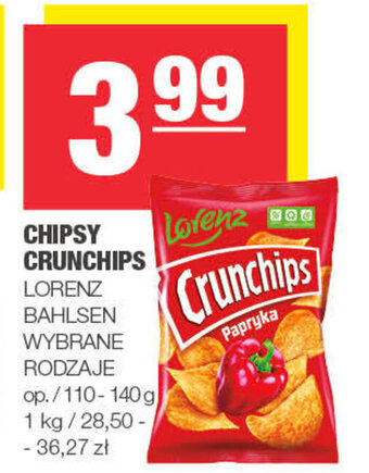 Spar Chipsy Crunchips 110-140g oferta