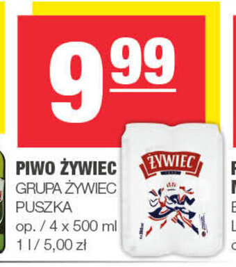 Spar Piwo Żywiec 4x500ml oferta