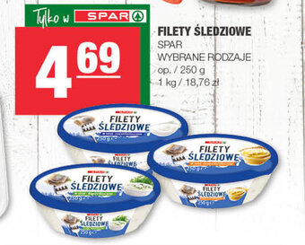 Spar Filety śledziowe 250g oferta