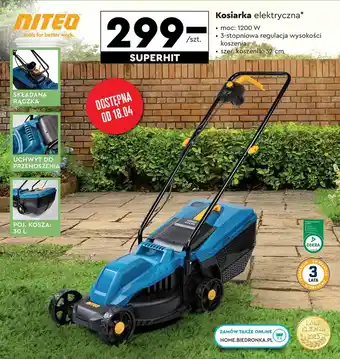 Biedronka Kosiarka elektryczna Niteo oferta