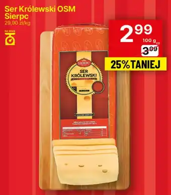 Delikatesy Centrum Ser OSM Sierpc 100 g oferta