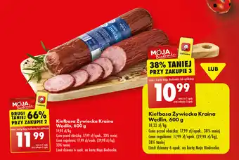 Biedronka Kiełbasa Żywiecka Kraina Wędlin, 600 g oferta