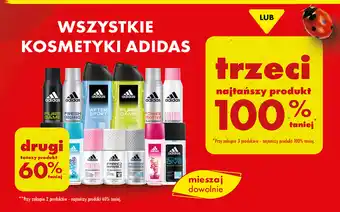 Biedronka WSZYSTKIE KOSMETYKI ADIDAS oferta