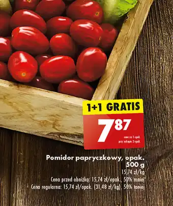 Pomidor papryczkowy, opak. 500 g