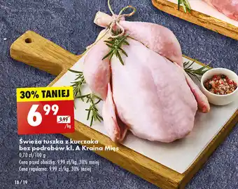 Biedronka Świeża tuszka z kurczaka bez podrobów kl. A Kraina Mięs oferta