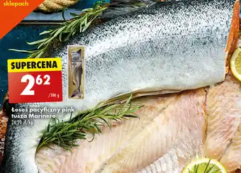 Biedronka Łosoś pacyficzny pink tusza Marinero 100 g oferta