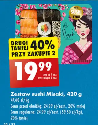 Biedronka Zestaw sushi Misaki, 420 g oferta