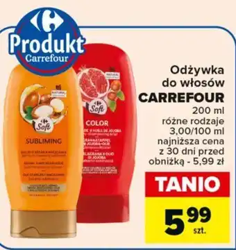 Carrefour Odżywka do włosów CARREFOUR 200 ml oferta