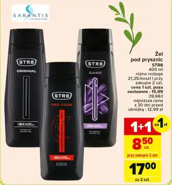 Carrefour Żel pod prysznic STR8 400 ml oferta