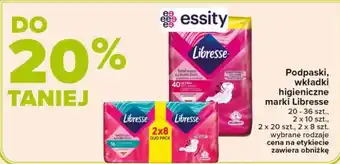 Carrefour Podpaski, wkładki higieniczne marki Libresse 20-36 szt. oferta