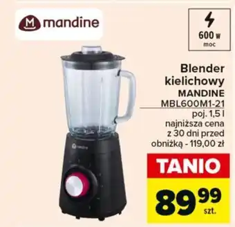 Carrefour Blender kielichowy MANDINE MBL600M1-21 oferta