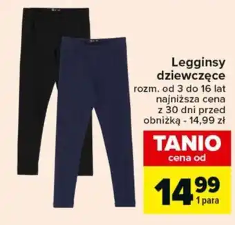 Carrefour Legginsy dziewczęce oferta