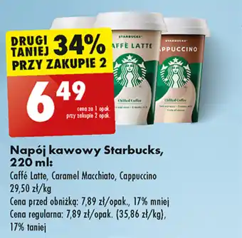 Biedronka Napój kawowy Starbucks, 220 ml oferta