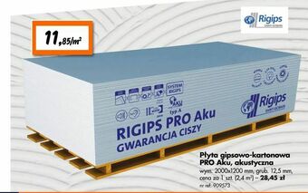 Bricoman Płyta gipsowo-kartonowa PRO Aku, akustyczna oferta