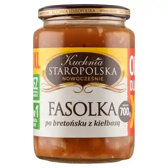 Kaufland Kuchnia Staropolska Fasolka po bretońsku z kiełbasą 700 g oferta
