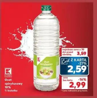 Kaufland Ocet spirytusowy K-Classic oferta