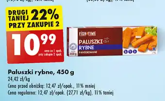 Biedronka Paluszki rybne, 450 g oferta