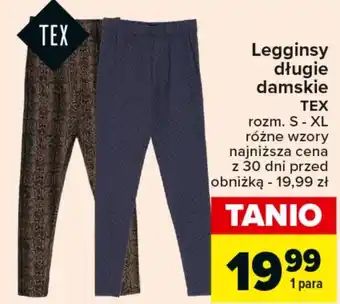 Carrefour Legginsy damskie TEX oferta