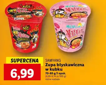 Lidl Zupka błyskawiczna Samyang oferta