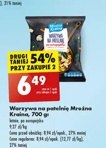 Biedronka Warzywa na patelnie Mroźna Kraina oferta