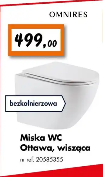 Bricoman Miska wisząca wc Omnires oferta