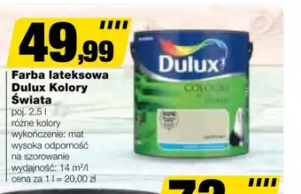 Bricomarche Farba lateksowa Dulux oferta