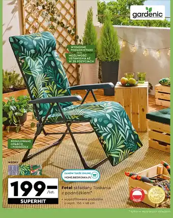 Biedronka Fotel Gardenic oferta