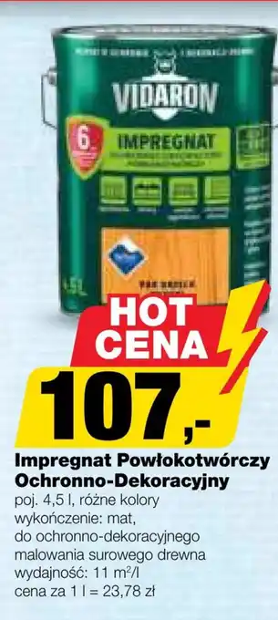 Bricomarche Impregnat do drewna Vidaron oferta