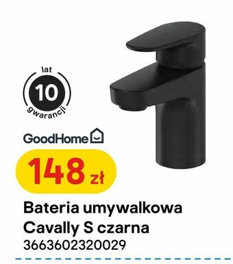 Castorama Bateria umywalkowa Cavally S czarna oferta