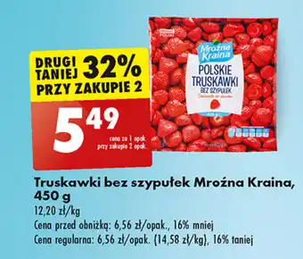 Biedronka Truskawki bez szypułek Mroźna Kraina, 450 g oferta