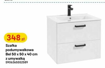 Castorama Szafka podumywalkowa Bel 50 x 50 x 40 cm z umywalką oferta
