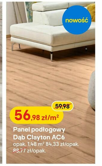 Castorama Panel podłogowy Dąb Clayton AC6 oferta