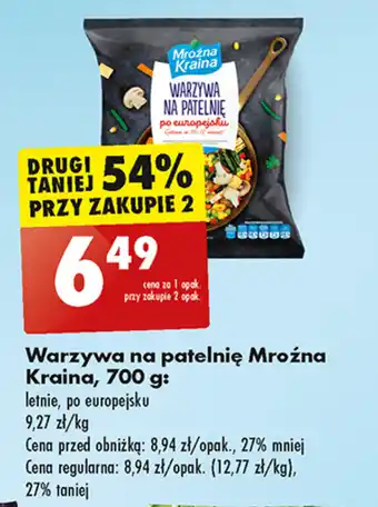 Biedronka Warzywa na patelnię Mroźna Kraina, 700 g oferta