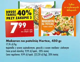 Biedronka Makaron na patelnię Hortex, 450 g oferta
