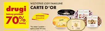 Biedronka WSZYSTKIE LODY FAMILIJNE  CARTE D'OR oferta