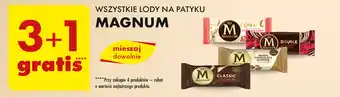 Biedronka WSZYSTKIE LODY NA PATYKU MAGNUM oferta