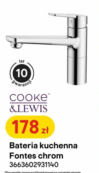 Castorama Bateria kuchenna Fontes chrom oferta