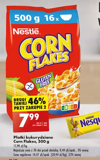 Biedronka Płatki kukurydziane Corn Flakes, 500 g oferta