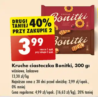 Biedronka Kruche ciasteczka Bonitki, 300 g oferta